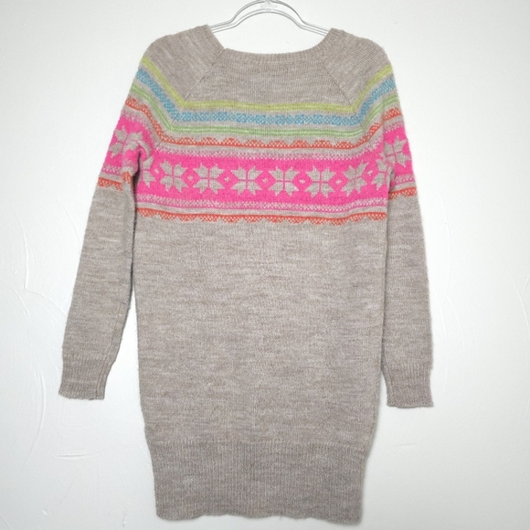 American Eagle Wool/ Mohair Blend Women's Multicolor Patterned Sweater - Picture 2 of 6